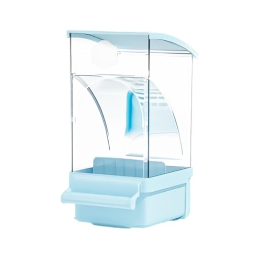 Futterspender für Papageien mit großem Fassungsvermögen, abnehmbar, leicht zu reinigen, transparenter Futterbehälter, Haustierkäfigzubehör, Papageienkäfig, Futterstation mit abnehmbarem Design von YAOGUI