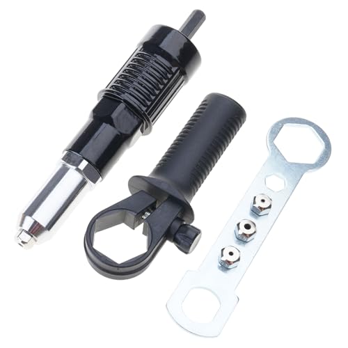 HighStrength NietGun Conversion Kit Cordless Riveting Tool Adapter for Electric Drill RivetGun Nut Tool Detail Enthusiasten von YAOGUI