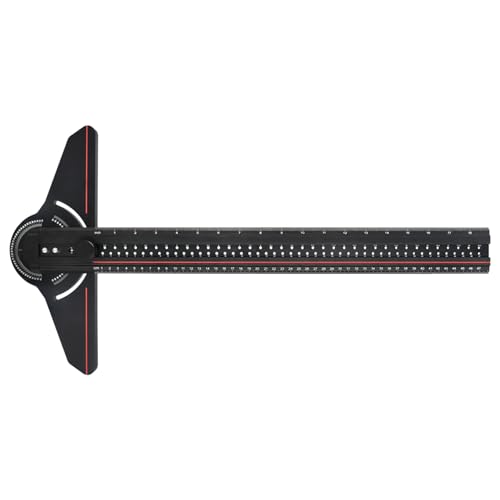 Layout Messwerkzeugwinkel Finder T Lurer Holzbearbeitungsschreiber Markierungslinie Lineal Aluminiumwinkel Messgeräte Multifunktion von YAOGUI