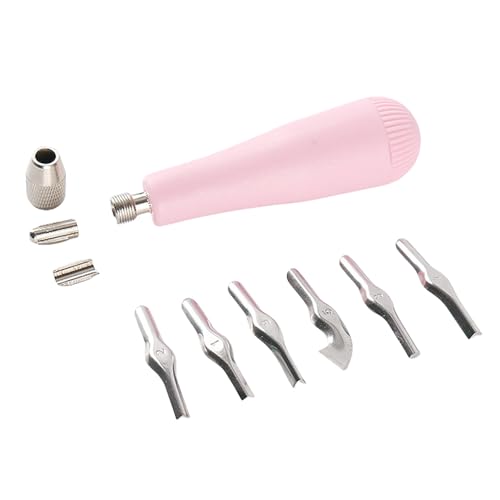 Linocut Cutter Set Mit Verschiedenen Schneidkopfhandwerkslinoleum Cutter Für Gummiblock Stempelschnitzer Blockdruckklassenzimmer Werkzeug Linocut Cutter Set Mit Verschiedenen Schneidkopfhandwerkslinoleum Cutter Für Gummiblock Stempelschnitzer Blockdruckklassenzimmer Werkzeug von YAOGUI