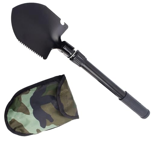 Mehrzweckklappüberlebensschaufel Mit Nonslip Grip Antirust Beschichtung Für Notfälle Zum Wandergarten Tragbare Campingschaufeln Nutzung von YAOGUI