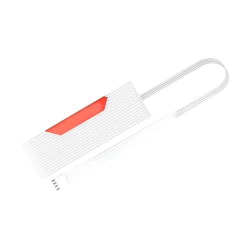 PWMS Control Fan Hub 5Port 12V 4Pin Speed Adjustment Netzteil für Computergehäuse Lüfter Hub Splitter Rückseite Aufkleber Halterung von YAOGUI