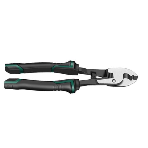 Professioneller Drahtschneider und Abisolierzange, robuster Karbonstahl, ergonomischer Griff für industrielle elektrische Wartung, Hartstahl-Drahtschere von YAOGUI