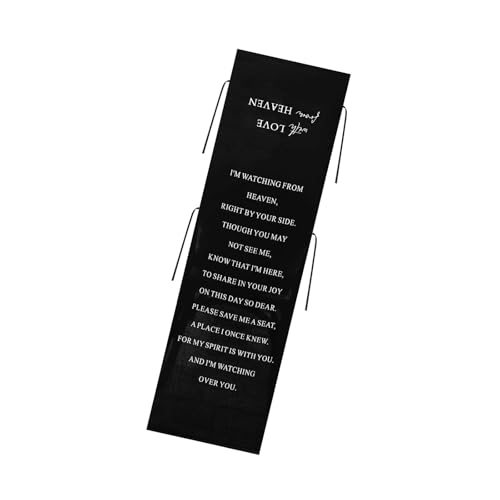 Schild mit Aufschrift "Keepsakes Dor Reserved Chairs And Occasion Seating Signage", gebürsteter Stoff, leicht zu entfernen von YAOGUI