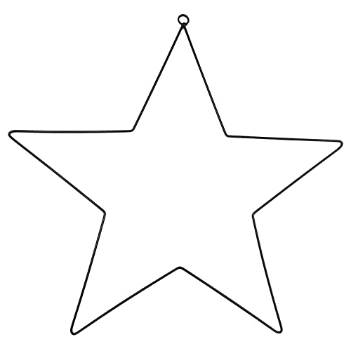 Schmiedeeiserne Metallsterne, Sterne, Draht, Kranz, Rahmen, Ringe für handgefertigte Traumfänger, Neujahrsbedarf, Kranz, Rahmen von YAOGUI
