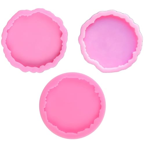 Silikonharzformen, Tablett, Gießformen, Tassenmatte, Epoxid-Gussform für Zuhause, Party, Dekorationen, runde Tabletts, Harzformen, Silikon Silikonharzformen, Tablett, Gießformen, Tassenmatte, Epoxid-Gussform für Zuhause, Party, Dekorationen, runde Tabletts, Harzformen, Silikon von YAOGUI