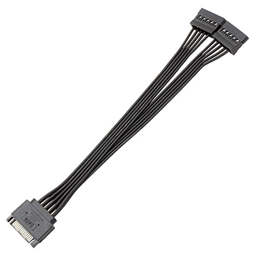 Splitter-Stromkabel, 5-polig, 1 Stecker auf 3 Buchsen, PC-Server, Computer-Festplatten Splitter-Stromkabel, 5-polig, 1 Stecker auf 3 Buchsen, PC-Server, Computer-Festplatten von YAOGUI