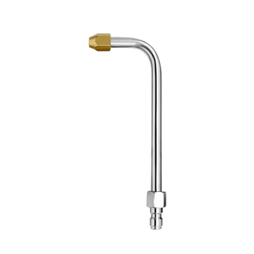 StainlessSteel Wand Lances Car Washer Metal Rod Elbow Nozzles for Pressure Washer Extension Rod Hard Reach von YAOGUI