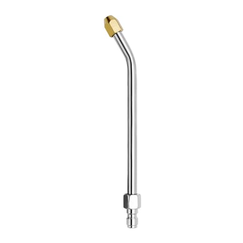 StainlessSteel Wand Lances Car Washer Metal Rod Elbow Nozzles for Pressure Washer Extension Rod Hard Reach von YAOGUI