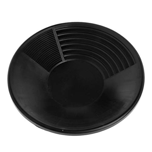 Tragbare Pfanne, Doppelriffel, goldfarben, Waschhöhe 8,5 cm, einfache Handhabung, Bergbau, Bergbau, Panning-Set, alte Werkzeuge, Minenwerkzeuge, Ausrüstung, Fugendüse, Hand, 38,1 cm Tragbare Pfanne, Doppelriffel, goldfarben, Waschhöhe 8,5 cm, einfache Handhabung, Bergbau, Bergbau, Panning-Set, alte Werkzeuge, Minenwerkzeuge, Ausrüstung, Fugendüse, Hand, 38,1 cm von YAOGUI