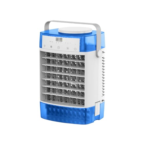 Tragbarer Klimaanlagen-Ventilator, Befeuchtung, Schreibtisch mit Nachtlicht, Haushaltssprüher, Kühlung, tragbarer Luftkühlventilator von YAOGUI