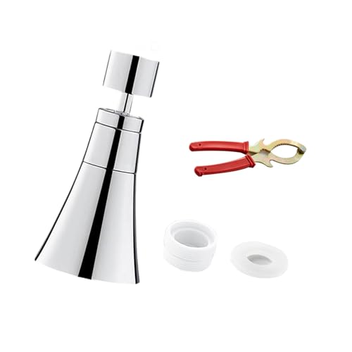 Waschbecken 360 ° Schwenkwasserhahn Extender Splashfrees Sprayer Abnehmbarer Wasserfilter 3flow Einstellung Schnellinstallationsteil Einstellbarer Druck Wasserhahn Extender Waschbecken 360 ° Schwenkwasserhahn Extender Splashfrees Sprayer Abnehmbarer Wasserfilter 3flow Einstellung Schnellinstallationsteil Einstellbarer Druck Wasserhahn Extender von YAOGUI