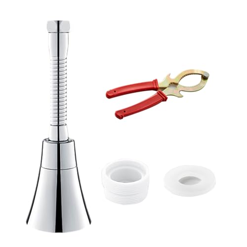 Waschbecken 360 ° Schwenkwasserhahn Extender Splashfrees Sprayer Abnehmbarer Wasserfilter 3flow Einstellung Schnellinstallationsteil Einstellbarer Druck Wasserhahn Extender Waschbecken 360 ° Schwenkwasserhahn Extender Splashfrees Sprayer Abnehmbarer Wasserfilter 3flow Einstellung Schnellinstallationsteil Einstellbarer Druck Wasserhahn Extender von YAOGUI