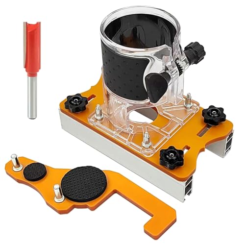Wood Router Base 2 in 1 Wood Palms Router Base Tool for Trimmer Transparent Power Tool Adjustable Template Wood Router Base 2 in 1 Wood Palms Router Base Tool for Trimmer Transparent Power Tool Adjustable Template von YAOGUI