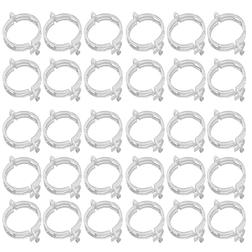 YAOGUI 100 Count Plastik Pflanzen Trainingsclips Sichern Rebe Gartenclips Für Tomatentraubengurken Wachstum Zubehör Wiederverwendbare Pflanzenunterstützung von YAOGUI