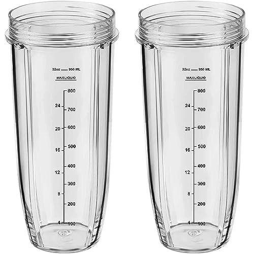 YAOGUI 2 Stück Ersatzbecher 907.2 g Becher mit Messskala für BL450 BL451 BL484 BL486CO BL480 BL492W BL680A BL682 Cup Ersatz von YAOGUI