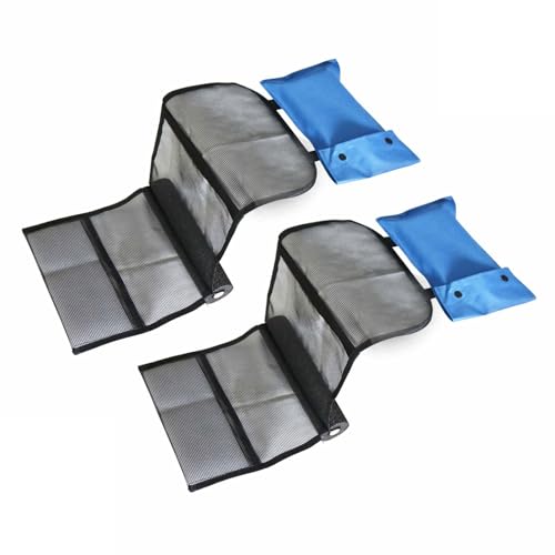 YAOGUI 2 Stück Pool Tier Flucht Rampen Netz Wildtiere Schutz mit Oxford Stoff Schutz für Outdoor Schwimmen Teich Tier Flucht Netz von YAOGUI
