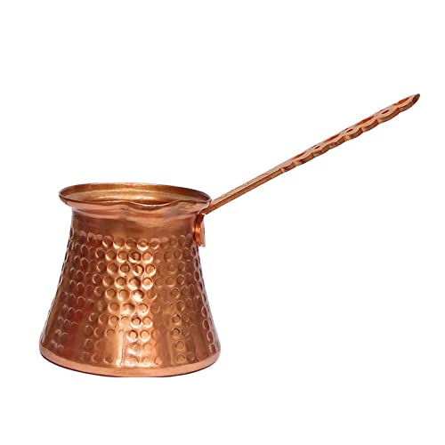 YAOGUI 320 ml Retro-Kaffeekanne, griechisch-arabischer Kaffeebereiter, gehämmertes Kupfer YAOGUI 320 ml Retro-Kaffeekanne, griechisch-arabischer Kaffeebereiter, gehämmertes Kupfer von YAOGUI