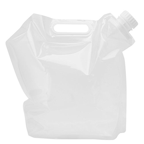 YAOGUI 5L Outdoor Faltbarer Trinkwasserbeutel Auto Wasser für Träger enthält Eimer mit Griff von YAOGUI