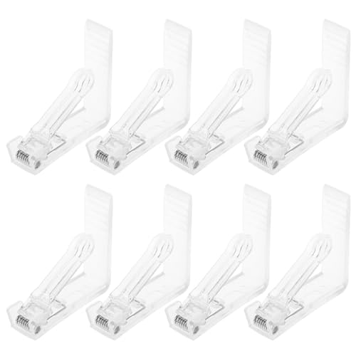 YAOGUI 8 x Tischdecken-Halterungs-Clips, Tischdeckenhalter für Zuhause, tragbare Tischdeckenhalter, Tischdeckenklemme, Tischdeckenhalter YAOGUI 8 x Tischdecken-Halterungs-Clips, Tischdeckenhalter für Zuhause, tragbare Tischdeckenhalter, Tischdeckenklemme, Tischdeckenhalter von YAOGUI
