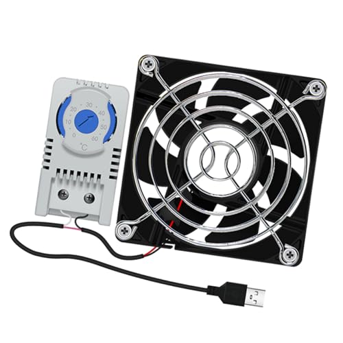 YAOGUI 80x80 Mm USB Lüfter 5V Lagerkühllüfter Mit USB Verlängerungskabel Für Routerbox Computerschrankkühlung YAOGUI 80x80 Mm USB Lüfter 5V Lagerkühllüfter Mit USB Verlängerungskabel Für Routerbox Computerschrankkühlung von YAOGUI