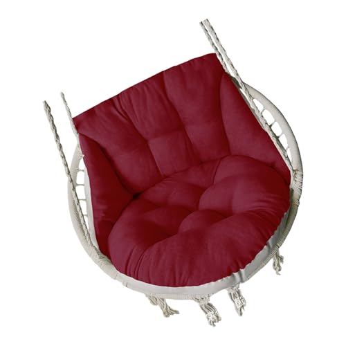 YAOGUI Bequeme Hanging Swing Stuhl Korbkissen Pad Mit Hohen Elastizität PP Baumwolle Für Patios Garten Hängemattenstühle Schwungstuhlkissen YAOGUI Bequeme Hanging Swing Stuhl Korbkissen Pad Mit Hohen Elastizität PP Baumwolle Für Patios Garten Hängemattenstühle Schwungstuhlkissen von YAOGUI