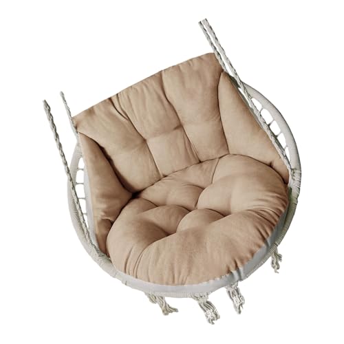 YAOGUI Bequeme Hanging Swing Stuhl Korbkissen Pad Mit Hohen Elastizität PP Baumwolle Für Patios Garten Hängemattenstühle Schwungstuhlkissen YAOGUI Bequeme Hanging Swing Stuhl Korbkissen Pad Mit Hohen Elastizität PP Baumwolle Für Patios Garten Hängemattenstühle Schwungstuhlkissen von YAOGUI