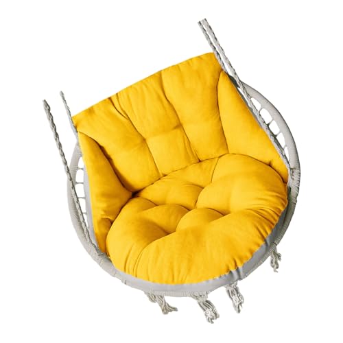 YAOGUI Bequeme Hanging Swing Stuhl Korbkissen Pad Mit Hohen Elastizität PP Baumwolle Für Patios Garten Hängemattenstühle Schwungstuhlkissen YAOGUI Bequeme Hanging Swing Stuhl Korbkissen Pad Mit Hohen Elastizität PP Baumwolle Für Patios Garten Hängemattenstühle Schwungstuhlkissen von YAOGUI