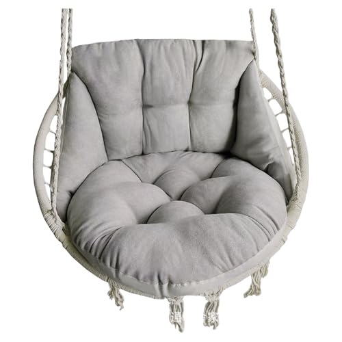 YAOGUI Bequeme Hanging Swing Stuhl Korbkissen Pad Mit Hohen Elastizität PP Baumwolle Für Patios Garten Hängemattenstühle Schwungstuhlkissen YAOGUI Bequeme Hanging Swing Stuhl Korbkissen Pad Mit Hohen Elastizität PP Baumwolle Für Patios Garten Hängemattenstühle Schwungstuhlkissen von YAOGUI
