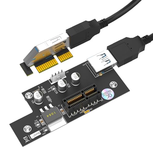 YAOGUI Computeradapter PCIe 1x Bis 1x USB3.0 Horizontaler Verlängerungskabel Satas Power Pciexpress Extender Für Büro YAOGUI Computeradapter PCIe 1x Bis 1x USB3.0 Horizontaler Verlängerungskabel Satas Power Pciexpress Extender Für Büro von YAOGUI