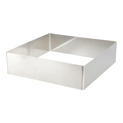 YAOGUI Edelstähle Mousses Ringe Dessert Backwerkzeug Quadratische Kuchenform Nicht Stick Dessert Ringe Gebäckform Schimmel Backwerkzeug YAOGUI Edelstähle Mousses Ringe Dessert Backwerkzeug Quadratische Kuchenform Nicht Stick Dessert Ringe Gebäckform Schimmel Backwerkzeug von YAOGUI