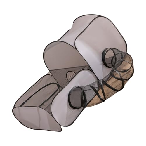 YAOGUI Faltbares multifunktionales Katzenzelt mit erweiterbarem Spieltunnel, umwandelbar zu tragbaren Haustier-Tragetaschen, für Outdoor-Reisen, Mehrzweck-Katzen, Camping-Haus von YAOGUI