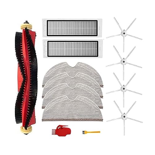 YAOGUI Für S5Max Pure Robot Spare Main Brush Edge Sweeping Brush Hepa Filter Bundle Anti-Allergen-Mopptücher Filterset Edge Kit-Ersatzteile Sammler Ersatz Kehrroboter YAOGUI Für S5Max Pure Robot Spare Main Brush Edge Sweeping Brush Hepa Filter Bundle Anti-Allergen-Mopptücher Filterset Edge Kit-Ersatzteile Sammler Ersatz Kehrroboter von YAOGUI