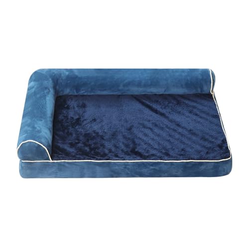 YAOGUI Haustier-Sofa für kleine Hunde mit doppelter Kopfstütze, Eierkiste, Schaumstoff, waschbarer Bezug, Couch, Bett, rutschfest, Schlafkissen für Hunde YAOGUI Haustier-Sofa für kleine Hunde mit doppelter Kopfstütze, Eierkiste, Schaumstoff, waschbarer Bezug, Couch, Bett, rutschfest, Schlafkissen für Hunde von YAOGUI
