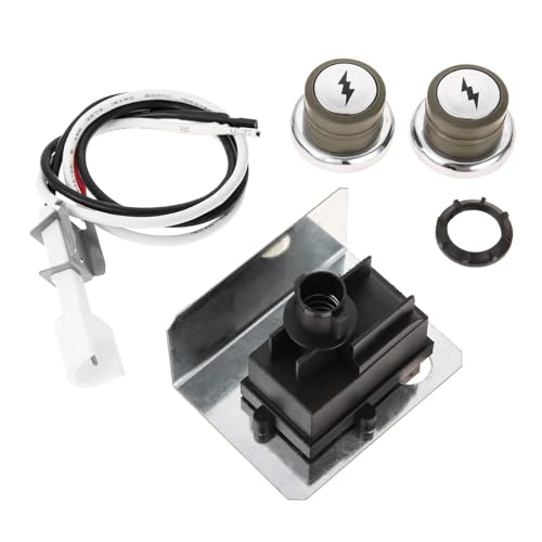 YAOGUI Kit Igniter Replacement Kit Button Kit Push Button Plastic Material Easy To Install Grill Igniter Kit von YAOGUI