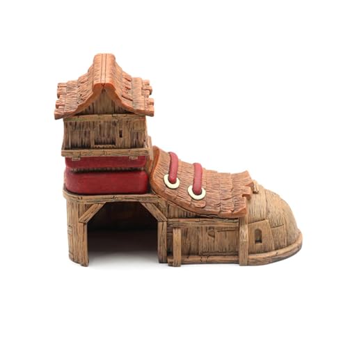 YAOGUI Kunstharz-Fischversteck, Schuhhaus, Landschaftsfigur, Ornament, Lebensraum, Höhle für kleine Aquarien, Dekoration, Aquarien, Unterschlupfhöhle YAOGUI Kunstharz-Fischversteck, Schuhhaus, Landschaftsfigur, Ornament, Lebensraum, Höhle für kleine Aquarien, Dekoration, Aquarien, Unterschlupfhöhle von YAOGUI