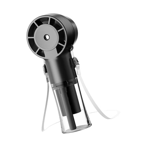 YAOGUI Leichter Handventilator, tragbar, einstellbare Geschwindigkeiten, 1200 mAh Akku, Nebel-Schreibtischventilator für Pendler, Wasserbefeuchter, Kühlgerät YAOGUI Leichter Handventilator, tragbar, einstellbare Geschwindigkeiten, 1200 mAh Akku, Nebel-Schreibtischventilator für Pendler, Wasserbefeuchter, Kühlgerät von YAOGUI