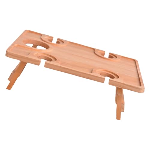 YAOGUI Portables Outdoor Wine Picknics Tisch Wurklerie Board Mit Weinglashalter Für Den Strandgebrauch YAOGUI Portables Outdoor Wine Picknics Tisch Wurklerie Board Mit Weinglashalter Für Den Strandgebrauch von YAOGUI