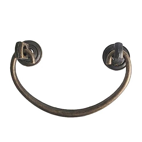YAOGUI Retro Metall Küche Schublade Schrank Türgriffe Möbelknöpfe Hardware Schrank Antik Halbrunde Ziehgriffe Schubladengriffe YAOGUI Retro Metall Küche Schublade Schrank Türgriffe Möbelknöpfe Hardware Schrank Antik Halbrunde Ziehgriffe Schubladengriffe von YAOGUI