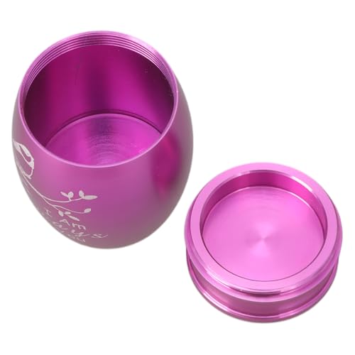 YAOGUI Urne für Haustierasche, für Tiere, Mutter, Urne für Asche/Haar, einfaches Glas, Asche, Haarasche, Behälter, klein von YAOGUI