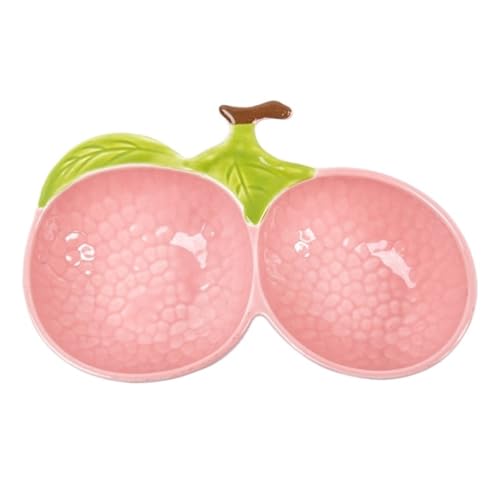 YAOHY Keramische Lychee-förmige Reptilien Wasserschale Nahrungsmittel Für Kleine Haustiere Schildkröten Wasserschale Anti-Spitze Einsiedler Krabbe Reptile Näpfe von YAOHY