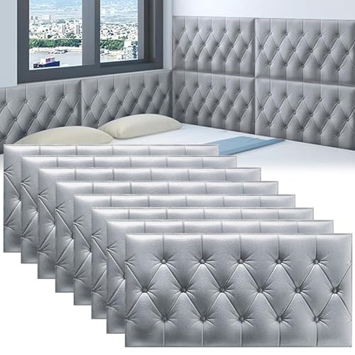 3D-Antikollisions-Wandaufkleber for Kinder, dickes Tatami-Dekor fürs Kinderzimmer, gepolsterte Wandpaneele for das Schlafzimmer-Spielzimmer(Green,6 Pack(30x60 cm)) von YAOJIA