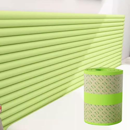 Verdickende Wandpolsterung–DIY-Zuschnitt von gepolsterten Wandpaneelen,selbstklebend,weich gepolsterte Wandpaneele for Schlafzimmer/Spielzimmer/Kinderzimmer(Green,40cmx200cm) von YAOJIA