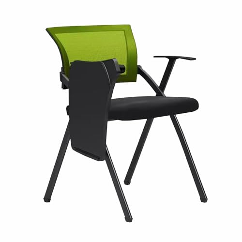 YAONJS Klappbarer Konferenzstuhl Mit Tisch Und Schreibtafel – Tragbarer Konferenzstuhl Für Büro Und Schulungsräume(Green) von YAONJS