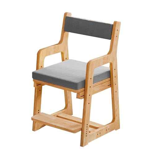 YAONJS Massivholzstuhl Mit Anhebbarer Rückenlehne, Heimstuhl, Arbeitsstuhl, Bürostuhl, Langes Sitzen Mit Armlehnen, Studentenhocker YAONJS Massivholzstuhl Mit Anhebbarer Rückenlehne, Heimstuhl, Arbeitsstuhl, Bürostuhl, Langes Sitzen Mit Armlehnen, Studentenhocker von YAONJS