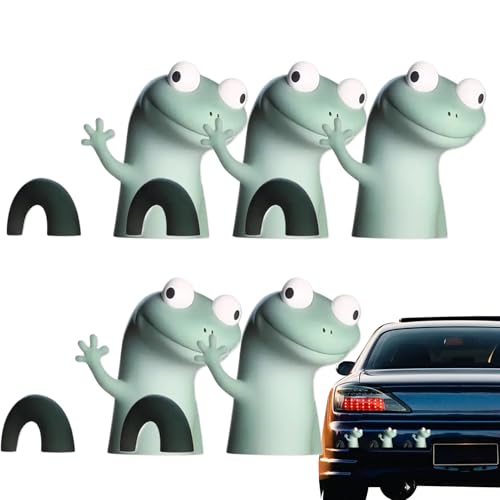 5 Stück Eidechsen Autoaufkleber | Winkende Eidechsen Meme Auto Aufkleber | Lustiger Lizards Meme Car Sticker Decal | Wasserfeste Reptilien Aufkleber Für Gepäck, Auto, Stoßstange, Scrapbook, 10x8cm von YAOPIU