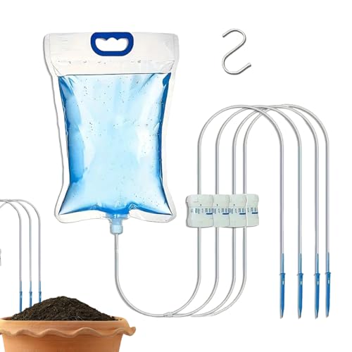 YAOPIU Automatisches Pflanzenbewässerungssystem | Pflanzen Tropf Bewässerungsbeutel Automatik,Großvolumige Zimmerpflanzen Bewässerung Für Wohnung Garten Blumen Balkon Gärtner von YAOPIU