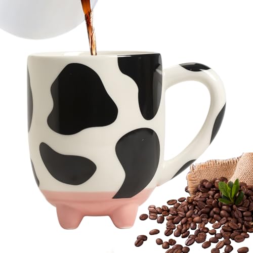 YAOPIU Kaffeebecher - Kuh Design Kaffeebecher - 430ml Bedruckter Becher Mit Großem Fassungsvermögen Und Weiter Öffnung Für Kalte Und Heiße Getränke YAOPIU Kaffeebecher - Kuh Design Kaffeebecher - 430ml Bedruckter Becher Mit Großem Fassungsvermögen Und Weiter Öffnung Für Kalte Und Heiße Getränke von YAOPIU