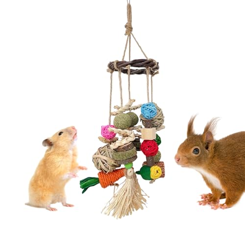 YAOPIU Kaninchen Kauspielzeug - Bunny Zahnpflege Nagespielzeug | Essbares Nagel-Leckerli Natürlich Gegen Langeweile Für Kleintiere Und Haustiere Chinchillas Frettchen von YAOPIU