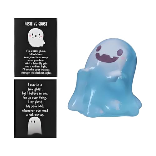 YAOPIU Leuchtet Im Dunkeln Halloween,Leuchtende Miniatur Figuren Im Dunkeln Mit Aufbewahrungsbox | Saisonales Wohnaccessoire Für Schreibtisch Bücherregal Wohnzimmer Halloween Deko von YAOPIU